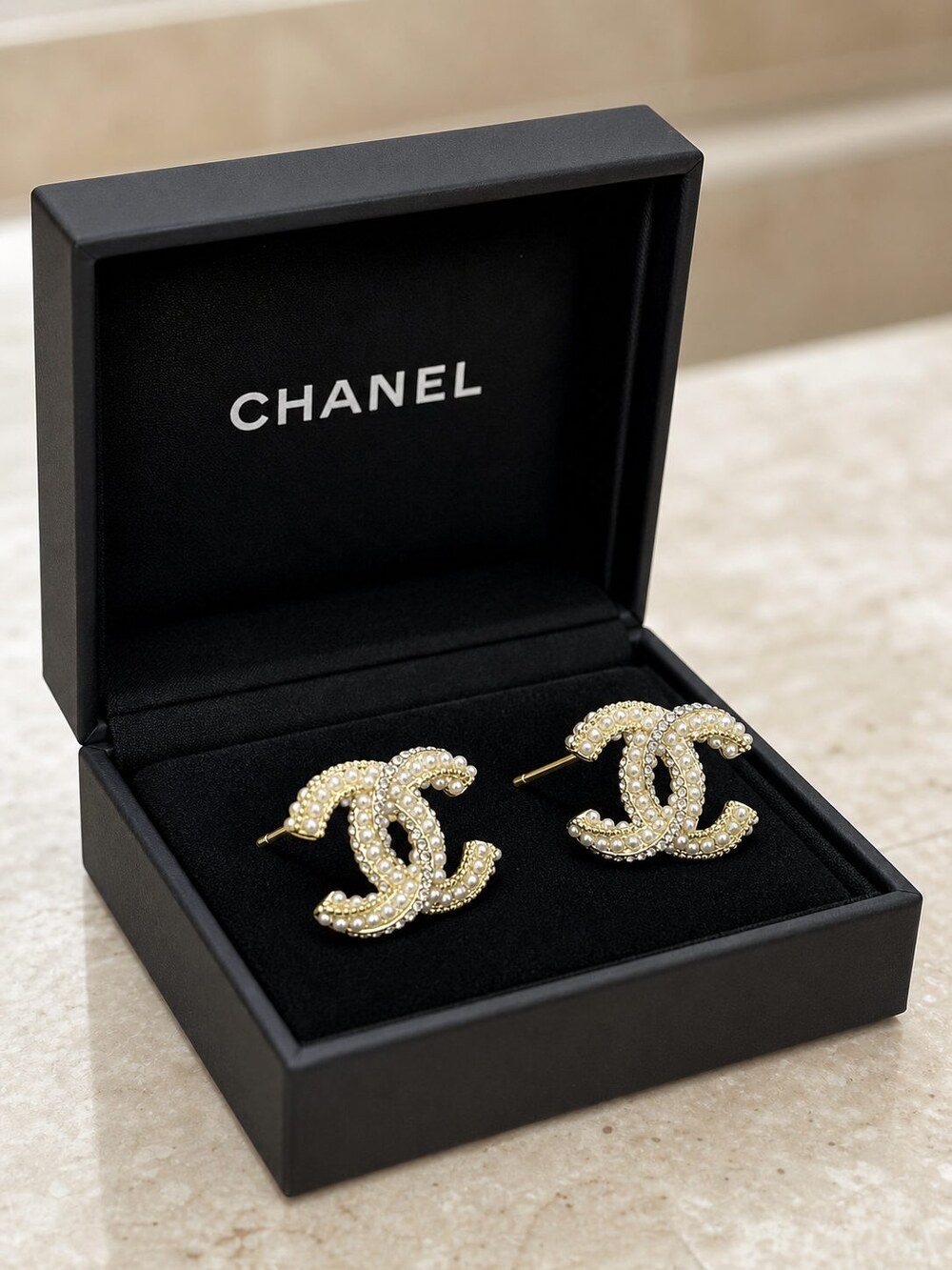 CHANEL Classic Parisian Earrings Style 13 | New with Box - Picture 6 of 9